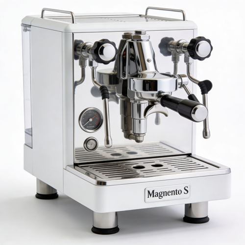 Blue Harborfoods De'Longhi Magnifica S - Perfetto Automatic Coffee Machine with Manual Milk Frother, Espresso and Cappuccino Machine, Control Panel with Buttons, Black (ECAM11.112.B)